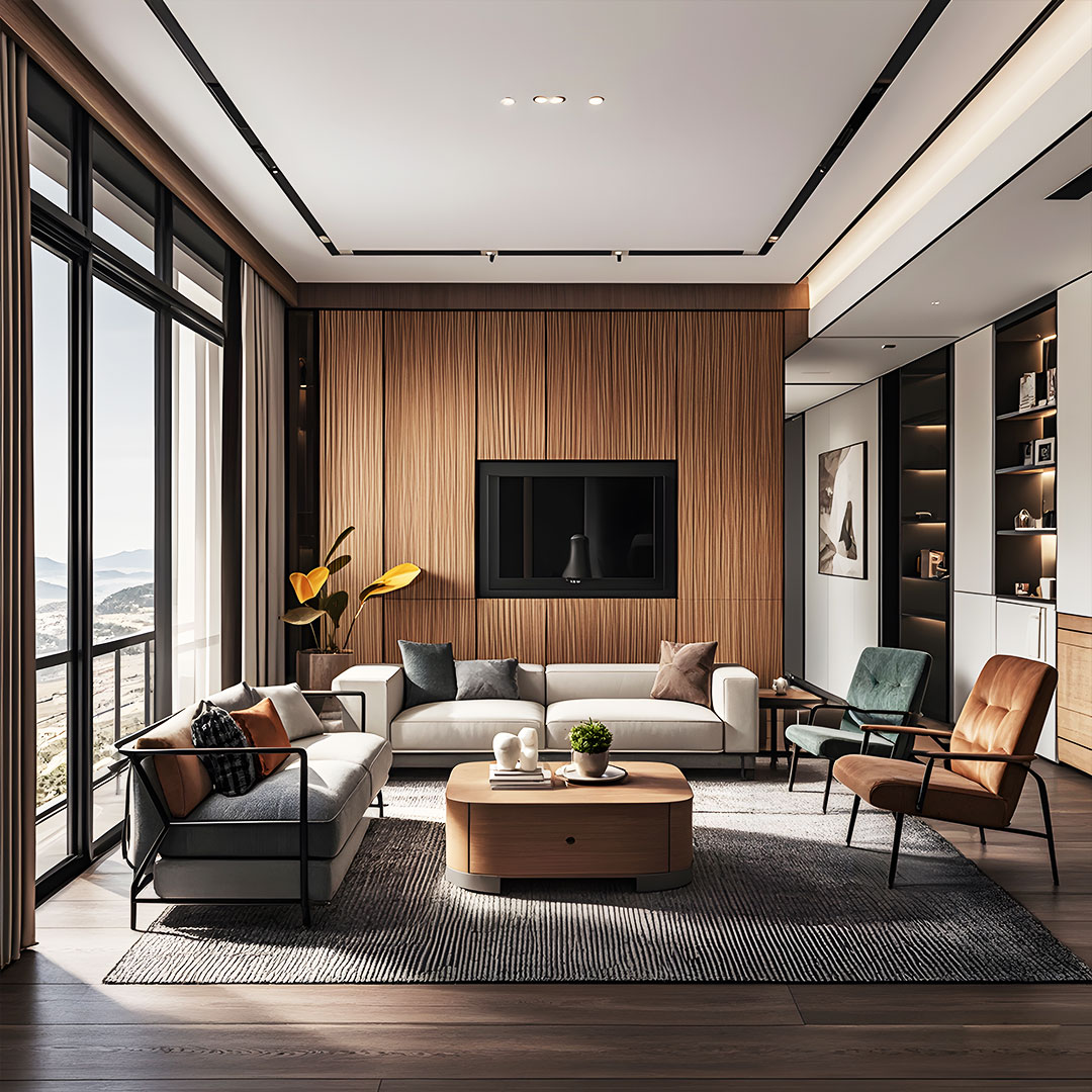 Painel de Textura Onda ZS06 - Modelo 3D