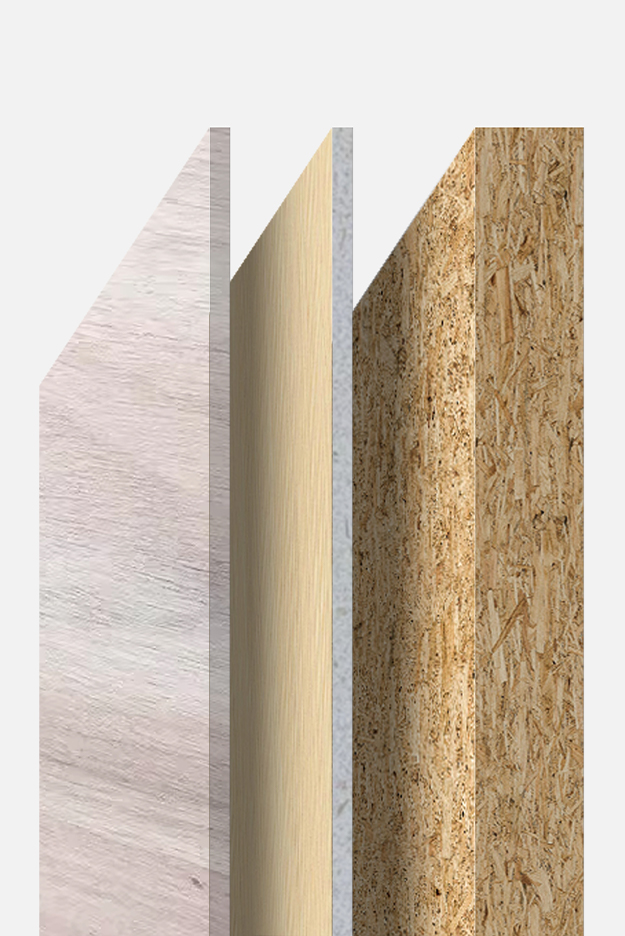 Placa de melamina com design de couro