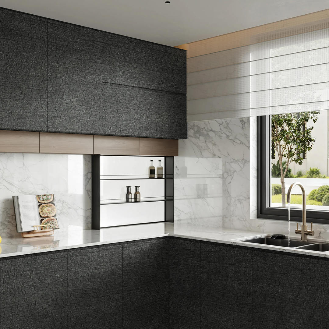 Painel de textura carbonizada ZS02 - Modelo 3D